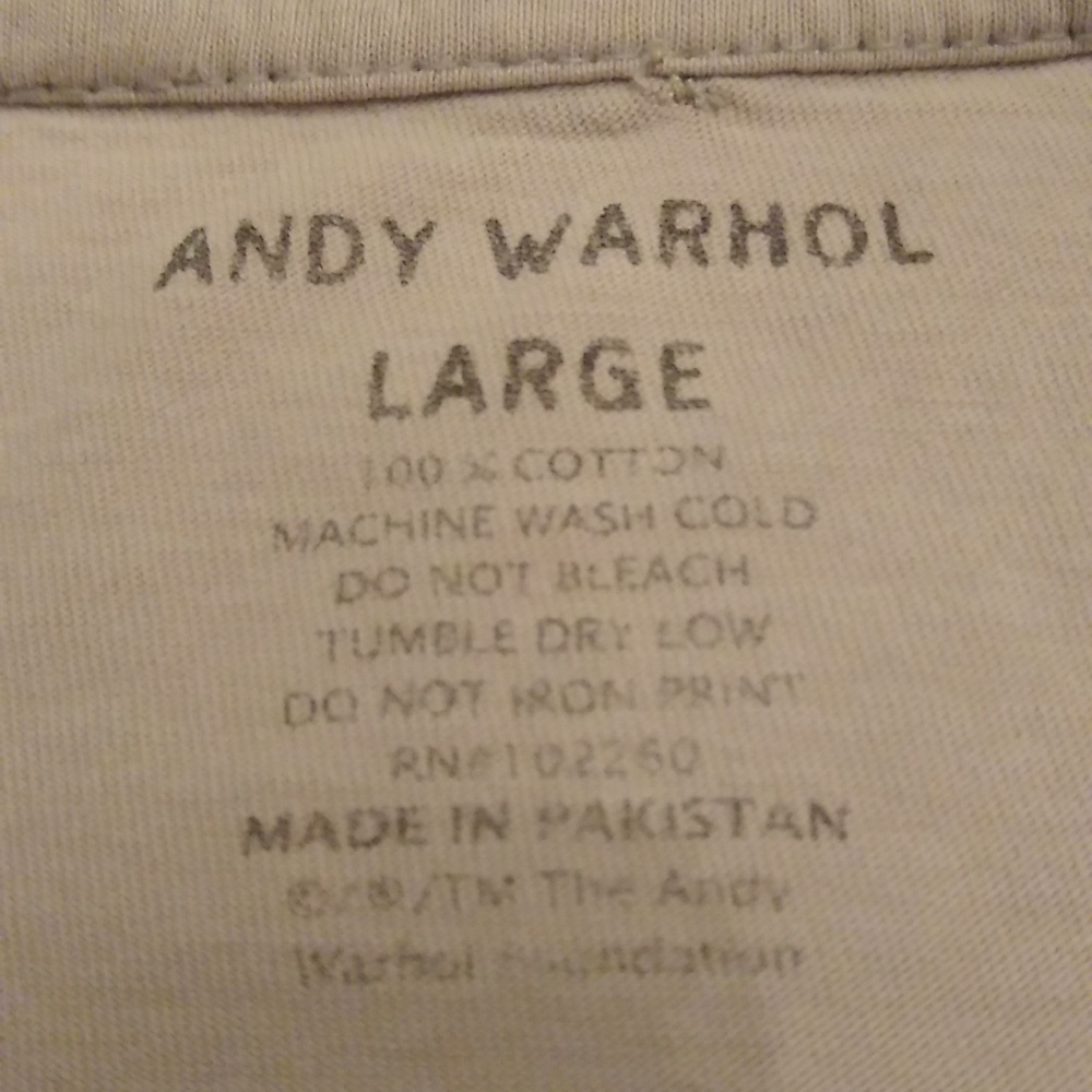 Andy Warhol T-SHIRT - Picture 3 of 8